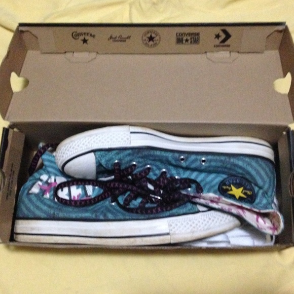 converse green day uno